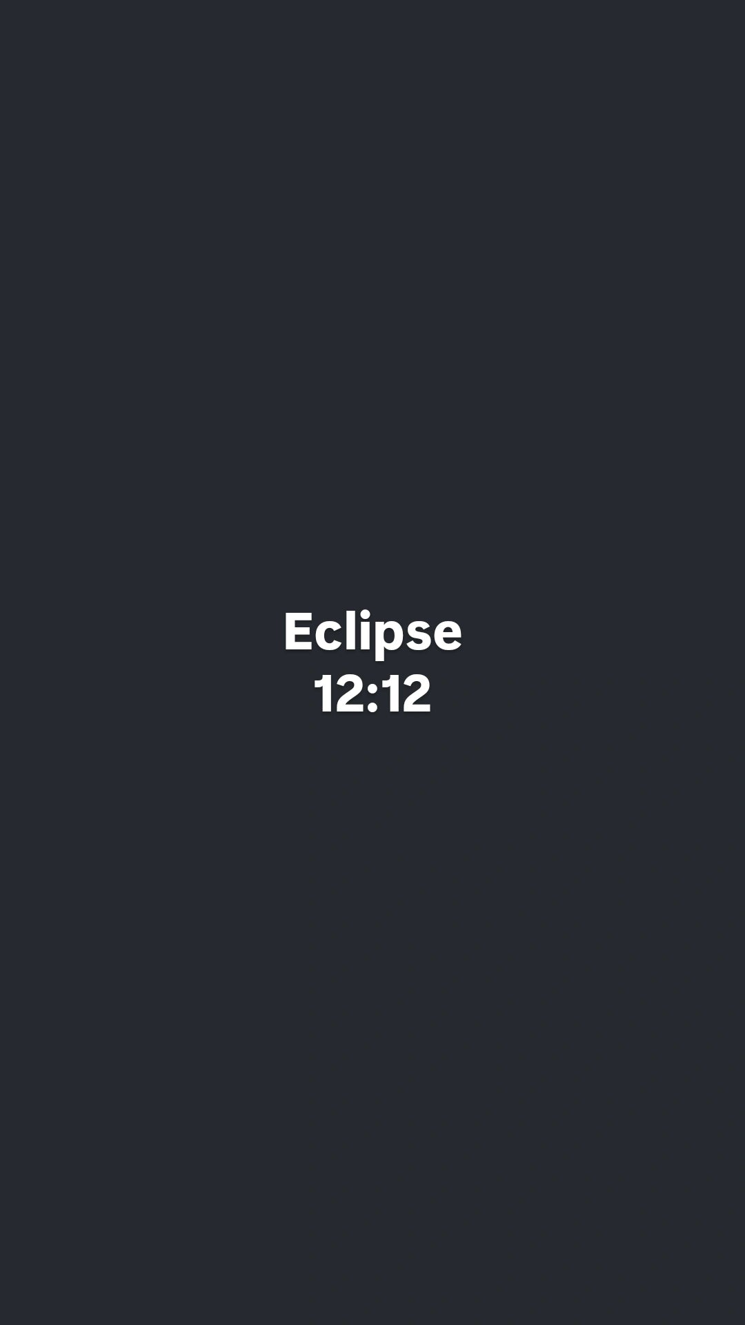 Eclipse Petition 12:12